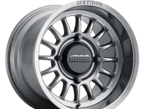 Aluminum Wheels 15x7 MR411 Bead Grip UTV Bolt Pattern 4 On 156 Offset 13 Lip Size 1.85 Gloss Titanium SL Method