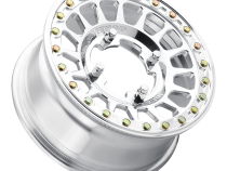 Aluminum Wheels 15x10 MR413 Beadlock UTV Bolt Pattern 5 On 114.3 Offset 0 Lip Size 3.31 Polished Method