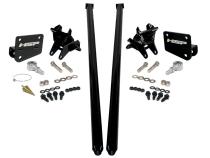 HSP Traction Bars For 2011-2017 Ford Powerstroke 6.7 Liter F350 DRW Regular Cab Long Bed-Silk Stain Black