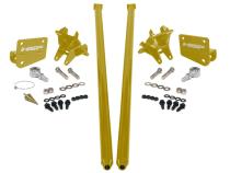 HSP Traction Bars For 2011-2017 Ford Powerstroke 6.7 Liter F350 DRW Crew Cab Long Bed-Flag Red