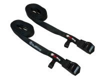 1 Inch x 12' Lashing Cargo Strap 2 Pack Bullring