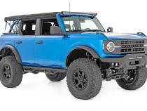 Nerf Steps Wheel to Wheel 4 Door Ford Bronco 4WD 21-Up Rough Country