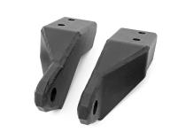 Toyota Tow Hook to Shackle Conversion Kit Mounts Only 07-20 Tundra Rough Country