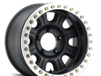 Aluminum Wheels 17x9.5 Monster Beadlock RT231 Machined Face Black -32 Offset 5 on 127 Bolt Pattern 83.82 Bore Raceline