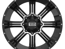 Aluminum Wheels 20x12 Razor T-22 Gloss Black Machined 5 On 114.3/5 On 127 Bolt Pattern -44 Offset Twisted Off-Road