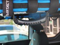 Roll Bar Grab Handles Black Rubber Pair Bartact