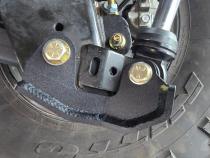 Jeep Wrangler Rear Bolt On Shock Bracket Control Arm Skids 2018+ JL Clayton Off Road
