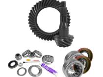 9.75 inch Ford 3.73 Rear Ring and Pinion Install Kit Axle Bearings and Seal Yukon Gear &amp;amp; Axle