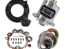 8.8 inch Ford 3.73 Rear Ring and Pinion Install Kit 28 Spline Positraction 2.25 inch Axle Bearings Yukon Gear &amp;amp; Axle