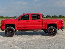 Side Window Deflectors In Channel Rain Guard Silverado/Sierra 1500/2500HD/3500HD 2WD/4WD Rough Country