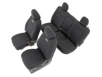 Seat Covers Front Bucket Rear Bench Chevy/GMC Canyon/Colorado (15-22) Rough Country