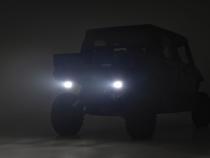 LED Light Under Bed Mount 3 Inch Chrome Pair Wide Angle Polaris XPEDITION ADV 5 Rough Country