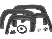 Pocket Fender Flares 6 Foot 7 Inch &amp;amp; 8 Foot Bed 16 Graystone Chevy Silverado 1500/2500HD/3500HD (07-14) Rough Country