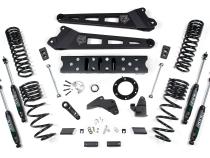 19-24 RAM 2500 5.5 Inch Radius Arm 4.5 Inch Rear Coils Gas 6-Bolt T-Case Fox Adventure Shocks Zone Offroad