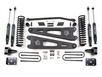 11-16 Ford F-250/F-350 Super Duty 4 Inch Radius Arm Lift Kit Gas With Overload Fox Adventure Shocks Zone Offroad