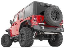 Jeep Tubular Front &amp;amp; Rear Fender Flares Set 07-18 Wrangler JK Rough Country