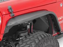 Jeep Tubular Front &amp;amp; Rear Fender Flares Set 07-18 Wrangler JK Rough Country