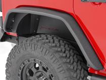 Jeep Tubular Front &amp;amp; Rear Fender Flares Set 07-18 Wrangler JK Rough Country