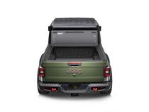 BAKFlip MX4 TS Hard Folding Truck Bed Cover 2007-2021 Toyota Tundra 5 Foot 6 Inch Bed with Deck Rail System without Trail Special Edition Storage Boxes BAK