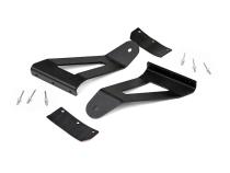 Jeep 50-inch Black Series Curved LED Light Bar w/DRL Upper Windshield Kit 84-01 Jeep XJ Cherokee Rough Country