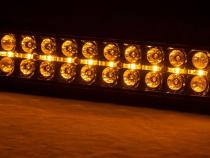 Cree LED Light Bar 20 Inch Dual Row Black Series w/Amber DRL Rough Country