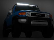 54 Inch Curved CREE LED Light Bar Dual Row Black Series w/Cool White DRL Rough Country