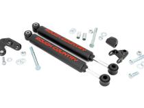 Jeep Dual Steering Stabilizer 97-06 Wrangler TJ 86-92 Comanche MJ 84-01 Cherokee XJ Rough Country