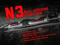 Jeep N3 Dual Steering Stabilizer 07-18 Wrangler JK Rough Country
