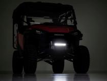 Honda Single 10 Inch Slimline LED Bumper Kit 16-20 Pioneer 1000 Rough Country