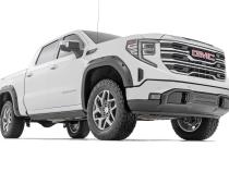 Traditional Pocket Fender Flares Flat Black 19-Up GMC Sierra 1500 2WD/4WD Rough Country