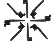 Direct Ignition Coil Kit Supercoil Ford 4 Valve Modular Engine 4.6/5.4L Black 8 Pack Of 140034K Each ACCEL