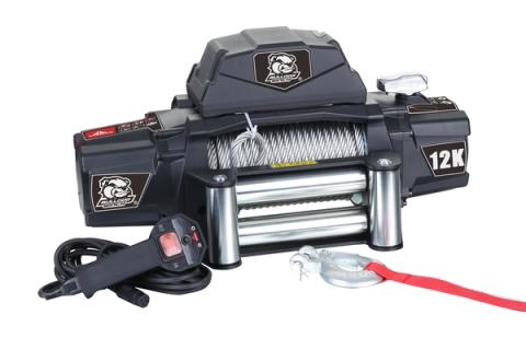 12k Standard Series Winch With Synthetic Rope Bulldog Winch
