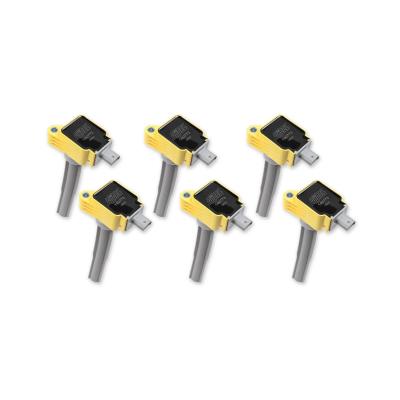 Direct Ignition Coil Kit Supercoil 2016 Ford Ecoboost 2.7L V6 Yellow 6-Pack Brand Supercoil Direct OEM Replacement ACCEL