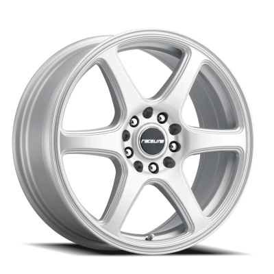 Aluminum Wheels 18x8 Matrix 146S Gloss Silver 40 Offset 5 on 114.3 Bolt Pattern 72.62 Bore Raceline