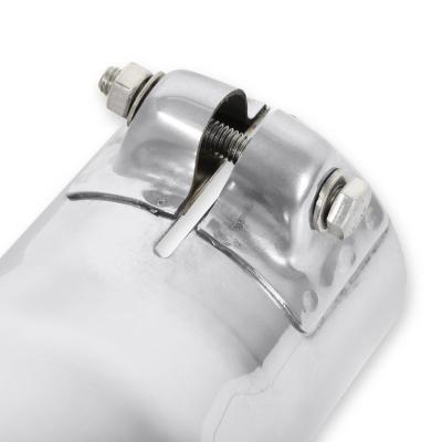 Exhaust Tip Exhaust Tip 3.00 Inch Rolled Angle Polished SS Fits 2.50 Inch Tubing Clamp On Flowmaster