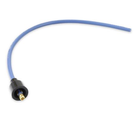 Spark Plug Wire Set- 8MM Blue Wire With Blue 90 Deg Boots 4041B, Spark Plug Wires, Super Stock, Spiral Core, 8Mm, Blue, Set ACCEL