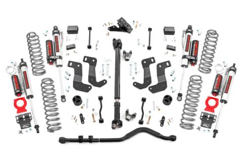3.5 Inch Jeep Suspension Lift Kit Vertex Reservoir Stage 2 Coils &amp; Control Arm Drop 18-20 Wrangler JL Unlimited Rough Country