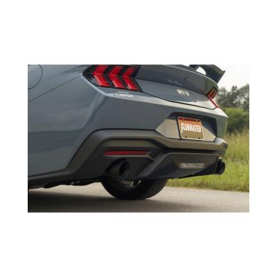 Outlaw Axle-Back Exhaust System Fits 2024-2026 Ford Mustang Gt 5.0-Liter And Ecoboost 2.3-Liter, Outlaw Axle-Back 3.0-Inch Stainless Steel Exhaust System, 4.0-Inch Black Tips With No Valves Flowmaster