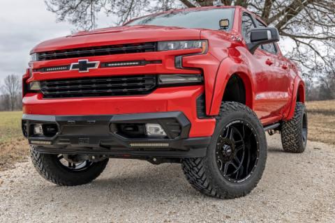 92 Series Wheel Machined One-Piece Gloss Black 20x12 8x170 -44mm Rough Country