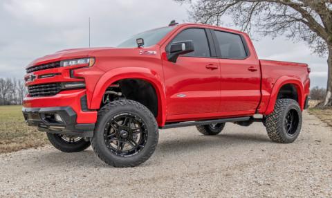 92 Series Wheel Machined One-Piece Gloss Black 22x12 8x180 -44mm Rough Country