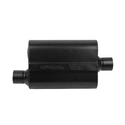 Super 44 Series Chambered Muffler Super 44 2.50 Offset In 2.50 Center Out Aggressive Sound Flowmaster