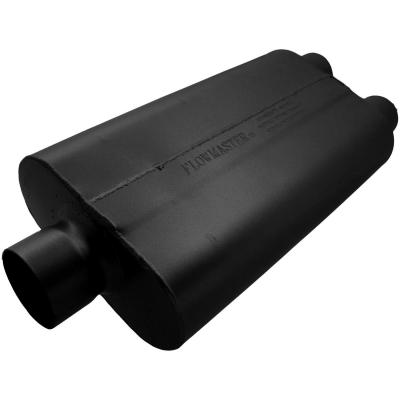 50 Series Delta Flow Chambered Muffler 50 Delta Flow 3.00 Center In 2.50 Dual Out Moderate Sound Flowmaster