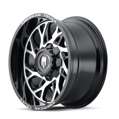 Destiny AT1913 Black Machined 20X9 5-127/5-139.7 0MM 87.1MM Off Road Wheels American Truxx