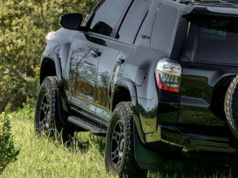 10-21 Toyota 4Runner Step Edition Bolt On Rock Sliders Kick Out Powder Coat Bedliner Cali Raised LED