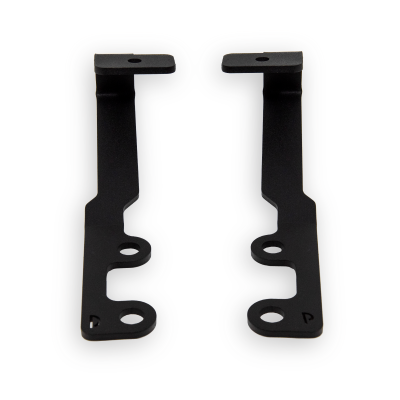Low Profile Ditch Light Brackets Kit Fits 24-Present Toyota Tacoma/(2) 3.5 Inch Round Cannon Pods/No Switch Cali Raised LED