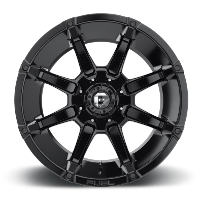 Aluminum Wheels 20X10 Coupler D575 5 On 114.3/5 On 127 Gloss Black 78.1 Bore -12 Offset 8 Spoke Fuel Off Road Wheels