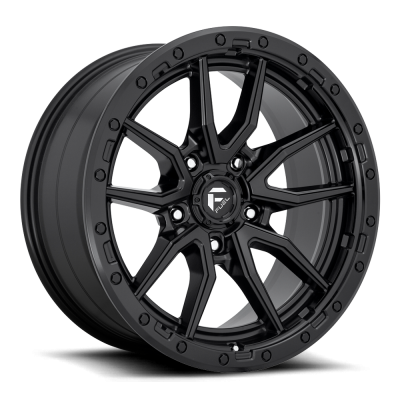Aluminum Wheels 17X9 Rebel D679 5 On 127 Matte Black 71.5 Bore 1 Offset Fuel Off Road Wheels
