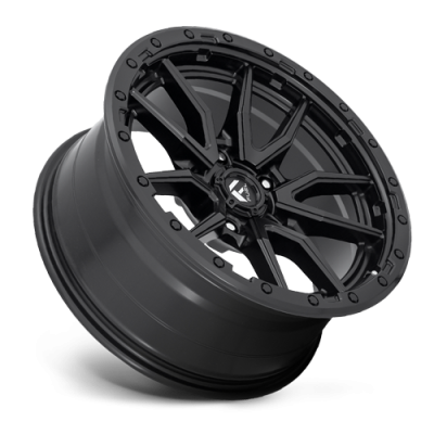 Aluminum Wheels 17X9 Rebel D679 5 On 127 Matte Black 71.5 Bore 1 Offset Fuel Off Road Wheels