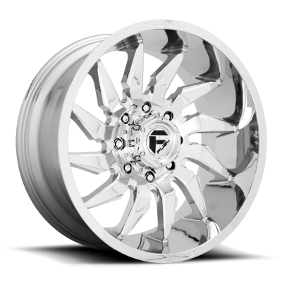 Aluminum Wheels 20X9 Saber D743 5 On 139.7 Chrome 78 Bore 1 Offset Fuel Off Road Wheels