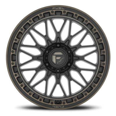 Aluminum Wheels 20X9 Trigger D759 5 On 127 Matte Black/Dark Tint 71.5 Bore 1 Offset Fuel Off Road Wheels